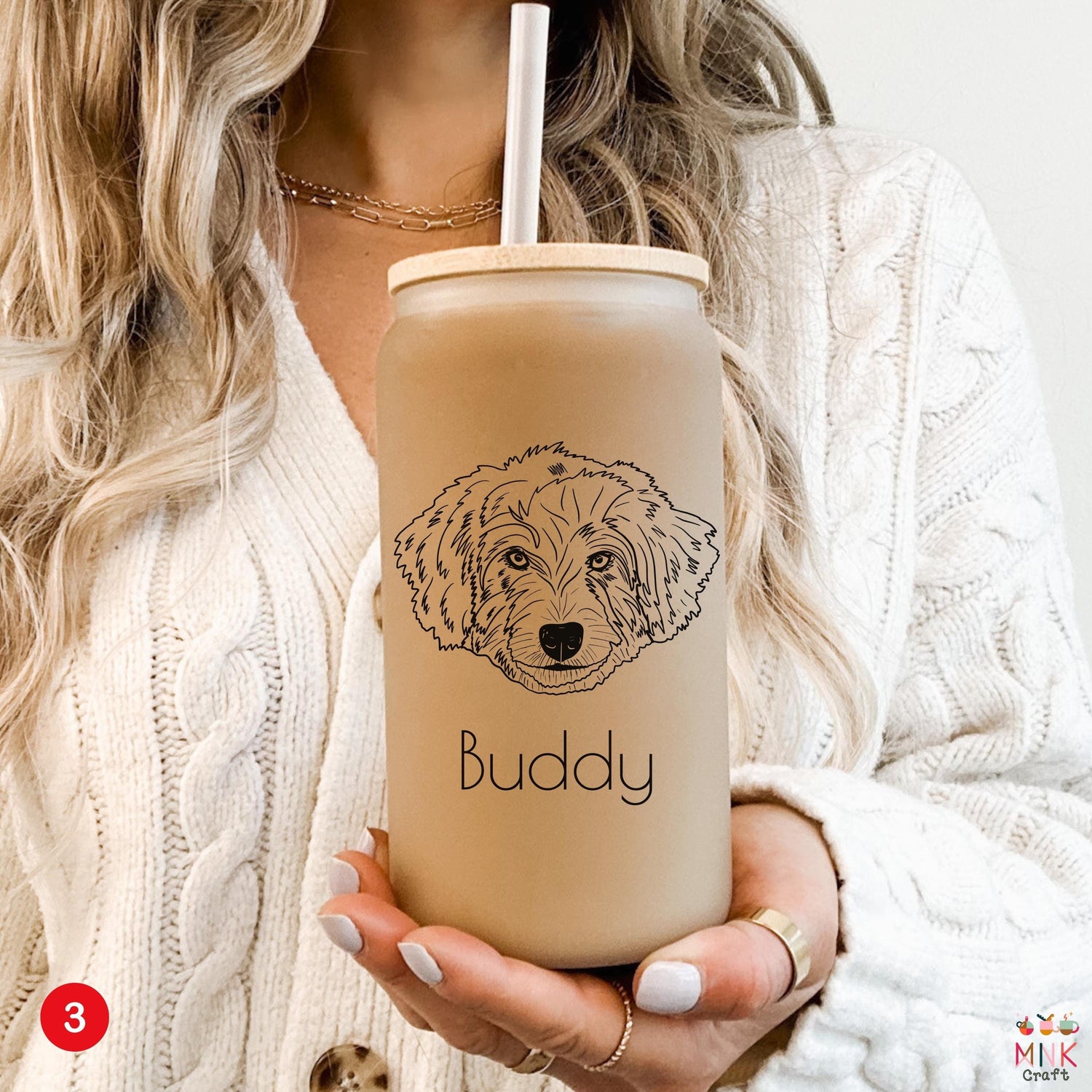 goldendoodle gift, custom dog tumbler, doodle mom gift, pet portrait glass, personalized pet tumbler, dog lover present, custom name cup, doodle lover gift, pet memorial tumbler