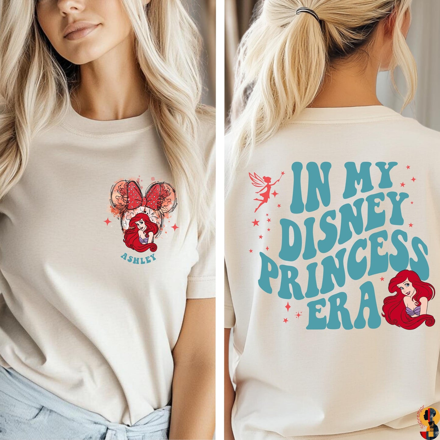 Personalized Princess Shirt, In My Disney Princess Era Sweatshirt, Disneyworld Girls Trip Tee, Disneyland Vacation Shirt,Disney Castle Shirt