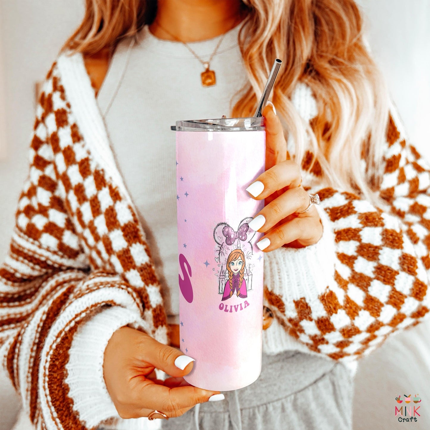 Personalized Disney Princess Tumbler, In My Disney Princess Era Cup, Custom Name Disney Castle Tumbler, Girls Trip Gift, Disneyland Vacation