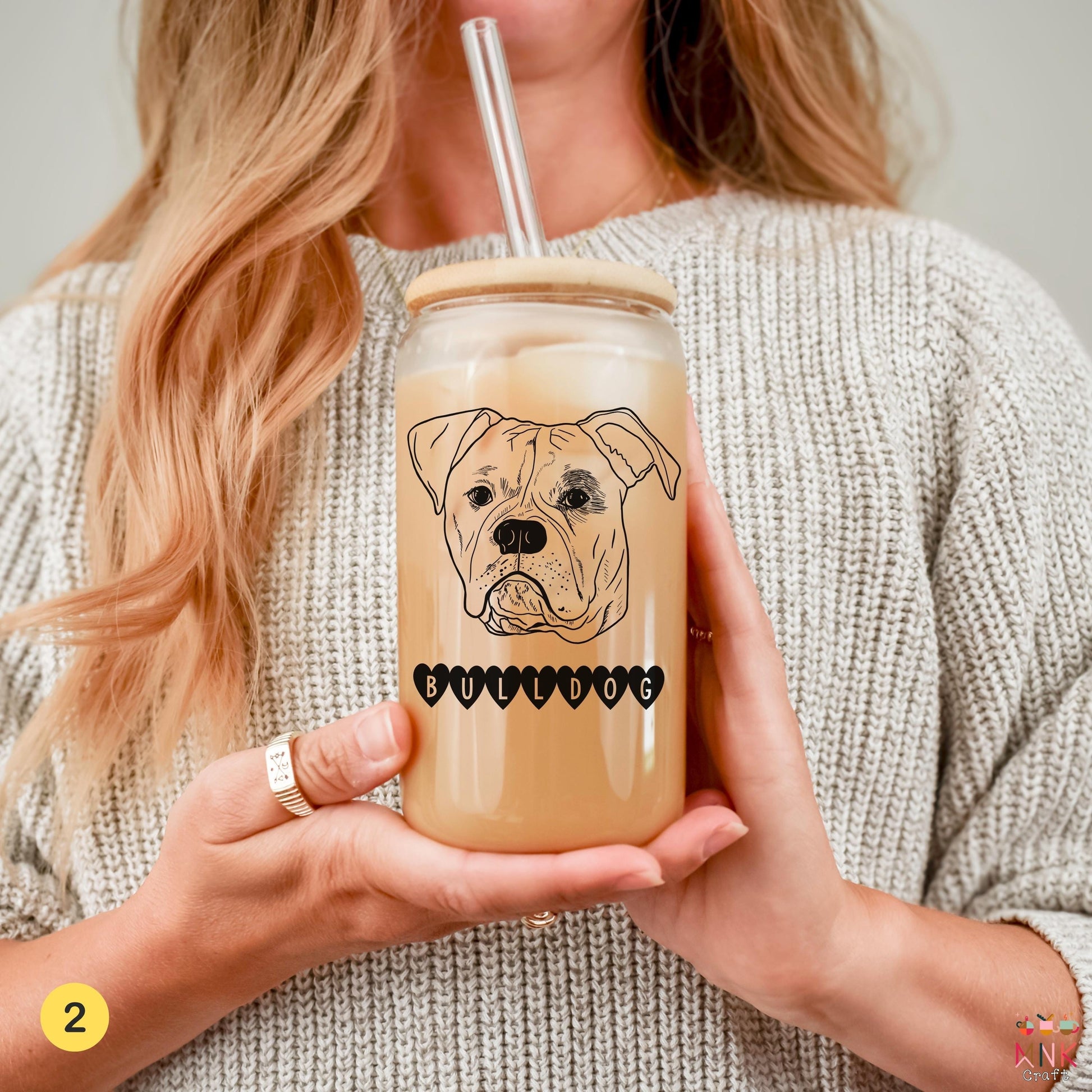 bulldog tumbler, custom pet tumbler, english bulldog gift, dog breed glass, personalized dog gift, pet portrait tumbler, heart design, dog lover gift, custom name tumbler, pet memorial gift