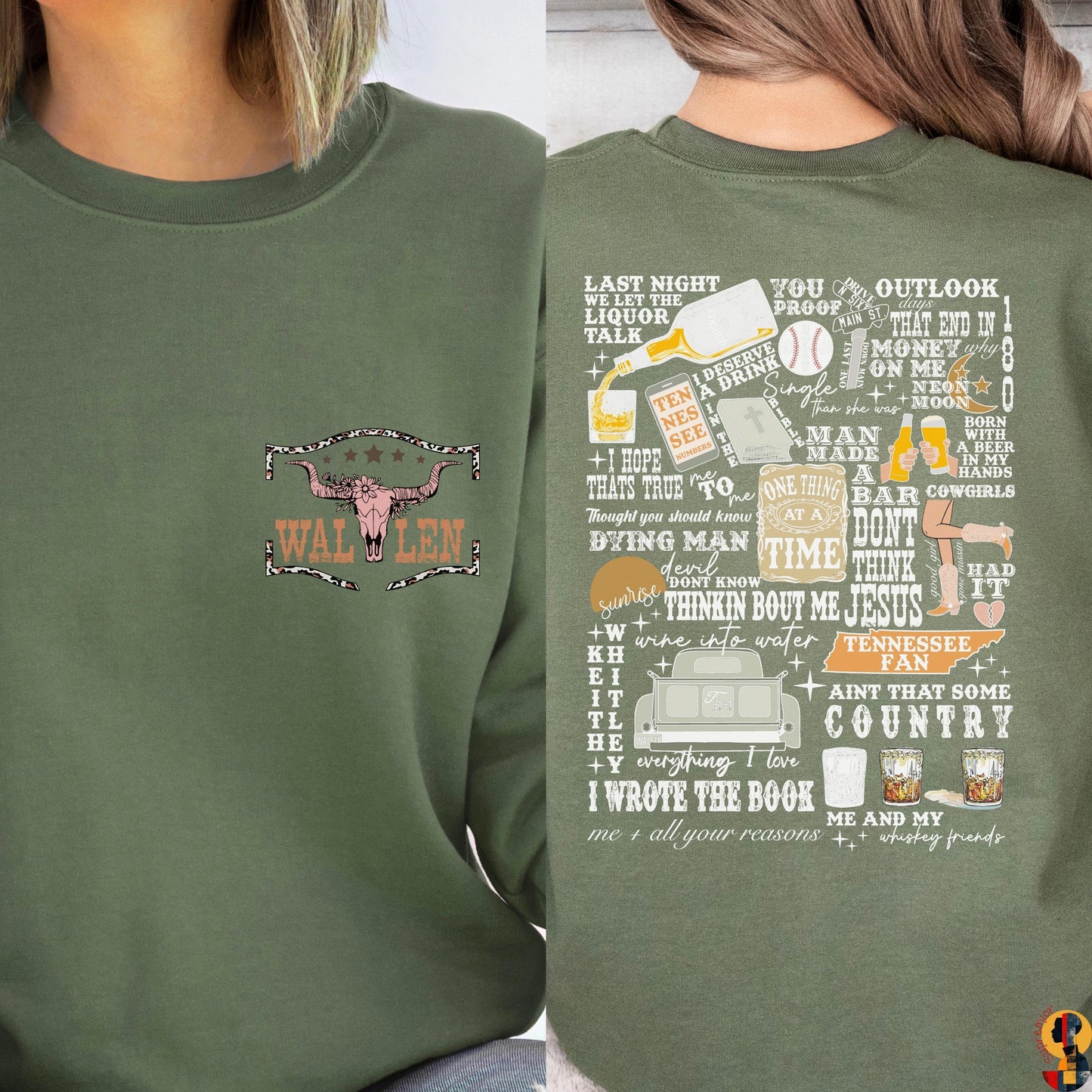 Wallen Country Music Hoodie, Concert Sweatshirt, Western Tour, Cowboy Vintage Wallen, Trendy Cowgirl, Cowboy Sweater, Gift for Country Girl