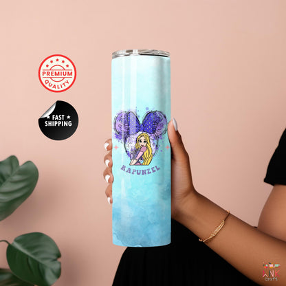 Personalized Disney Princess Tumbler, In My Disney Princess Era Cup, Custom Name Disney Castle Tumbler, Girls Trip Gift, Disneyland Vacation